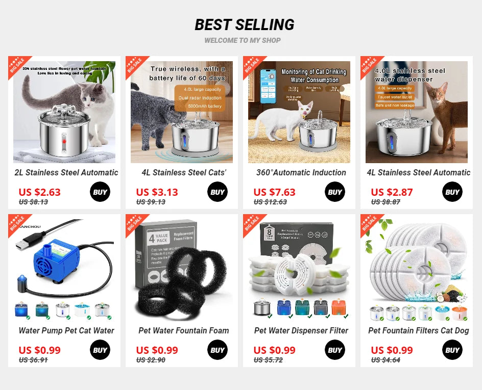 Automatic Feeding And Water Dispenser Large Capacity For Cats Dogs
