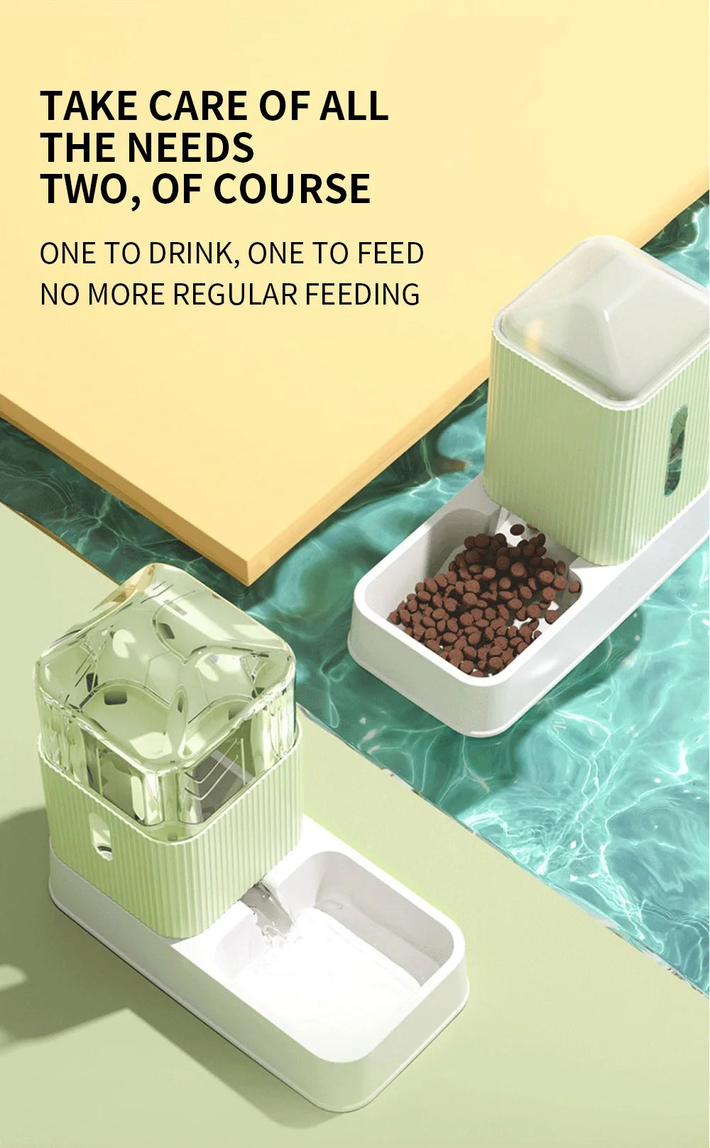 Automatic 3.5L Large Capacity Pets Feeding Bowls