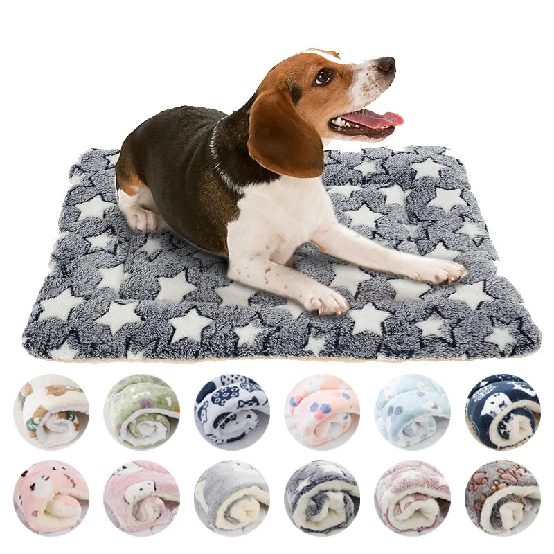 Flannel Pet Sleeping Mat Dog & Cat Bed