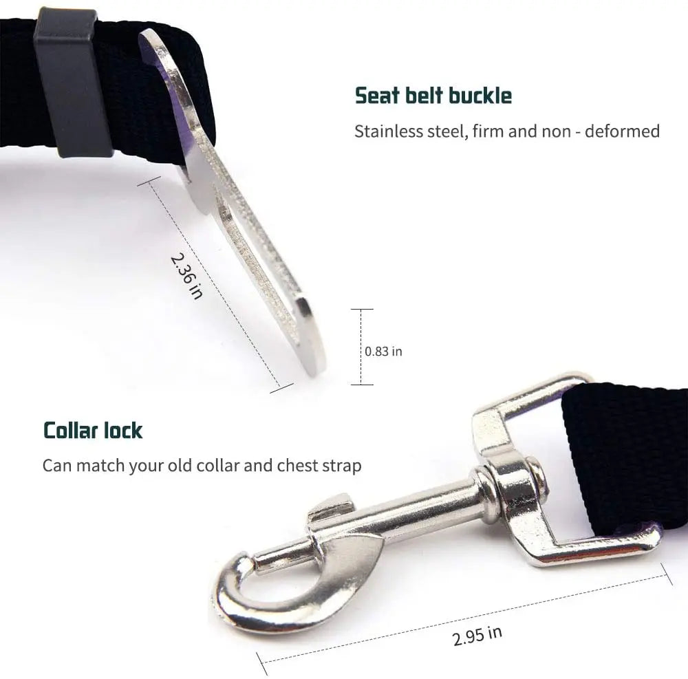 Adjustable Pet Seat Vehicle Harness