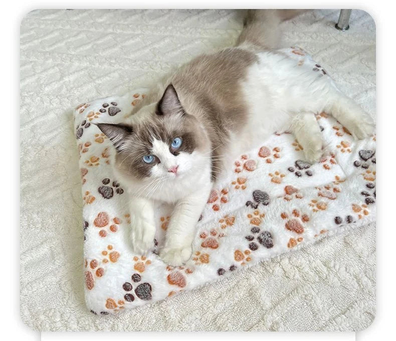 Flannel Pet Sleeping Mat Dog & Cat Bed