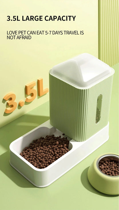 Automatic 3.5L Large Capacity Pets Feeding Bowls