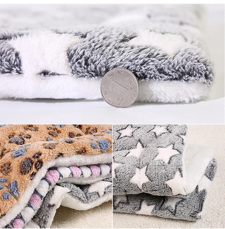 Flannel Pet Sleeping Mat Dog & Cat Bed