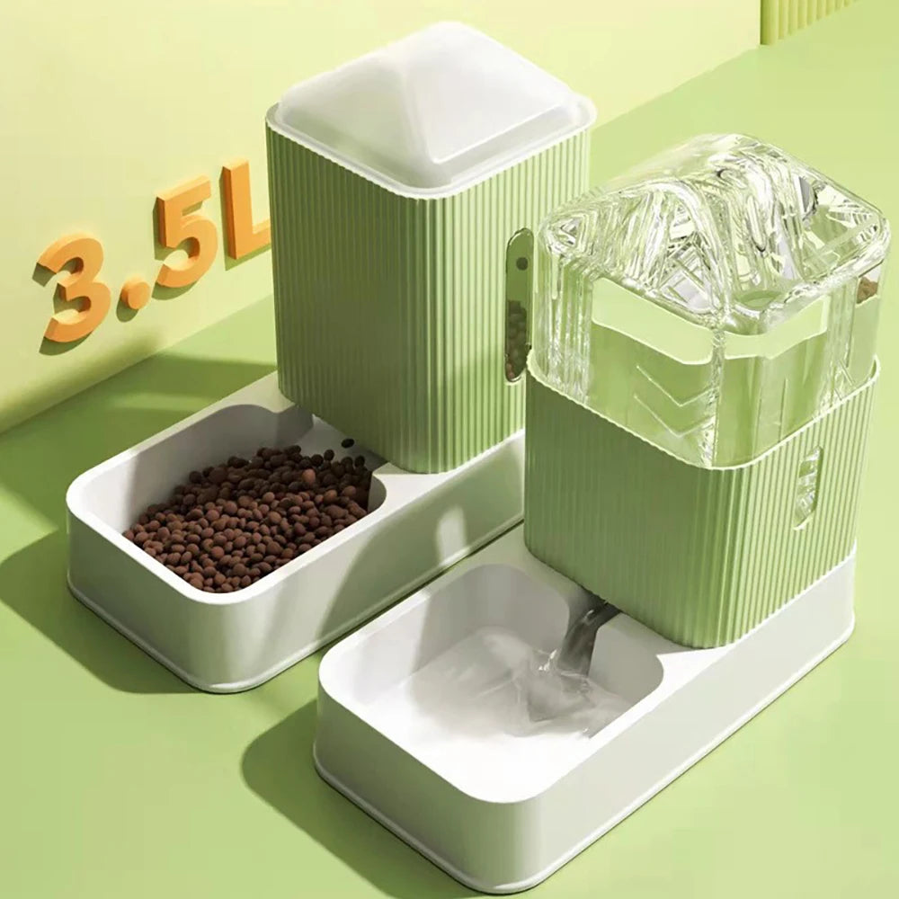 Automatic 3.5L Large Capacity Pets Feeding Bowls