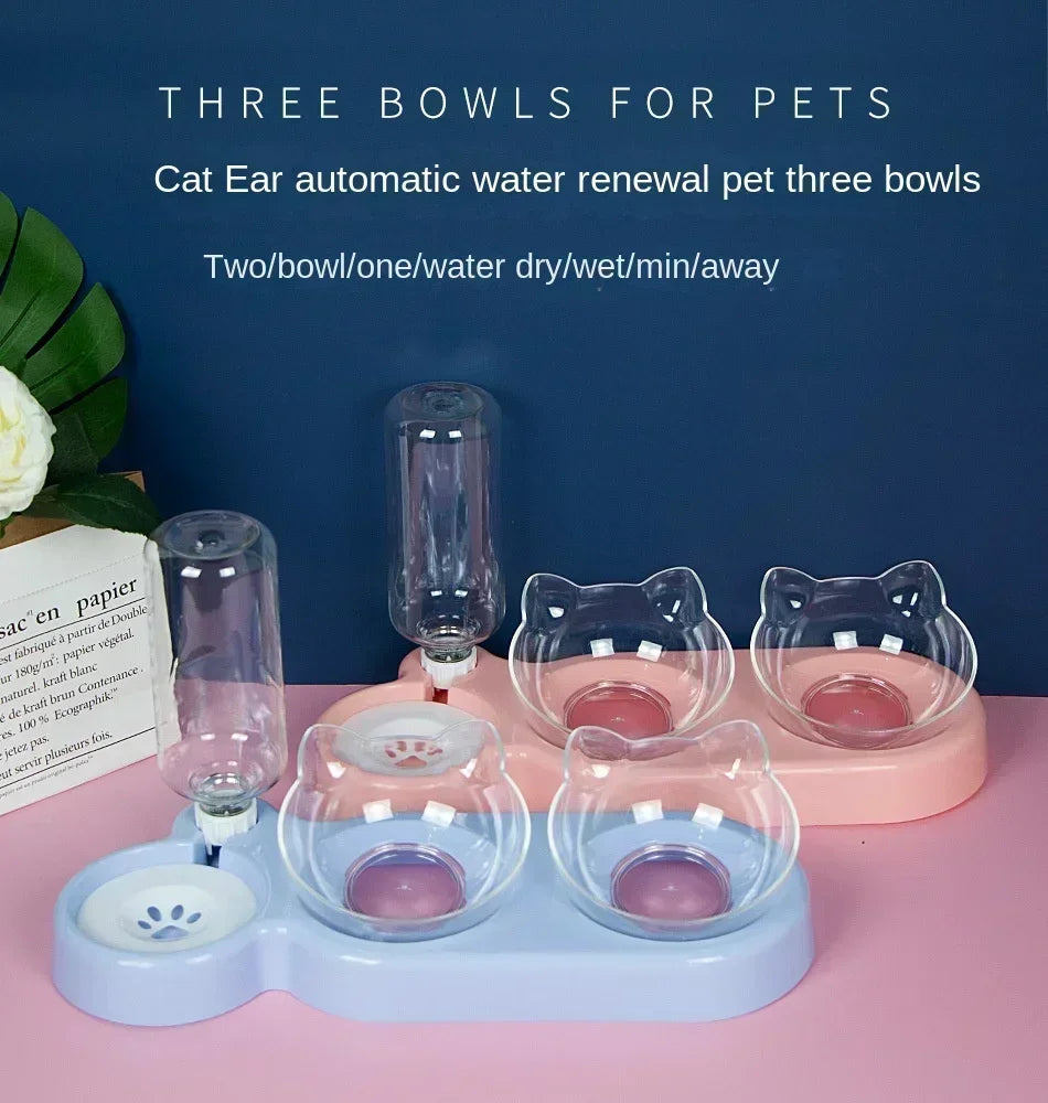 High Volume Durable Double Kitten Puppy Bowl