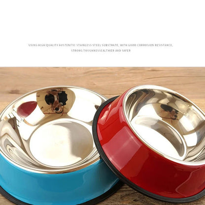 New Pet Dog Stainless Steel Bowls