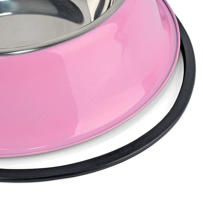 New Pet Dog Stainless Steel Bowls
